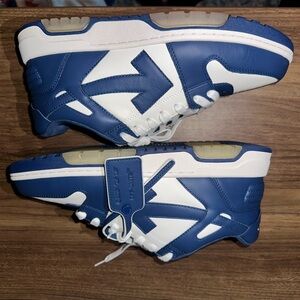Kids Blue and White Sneakers